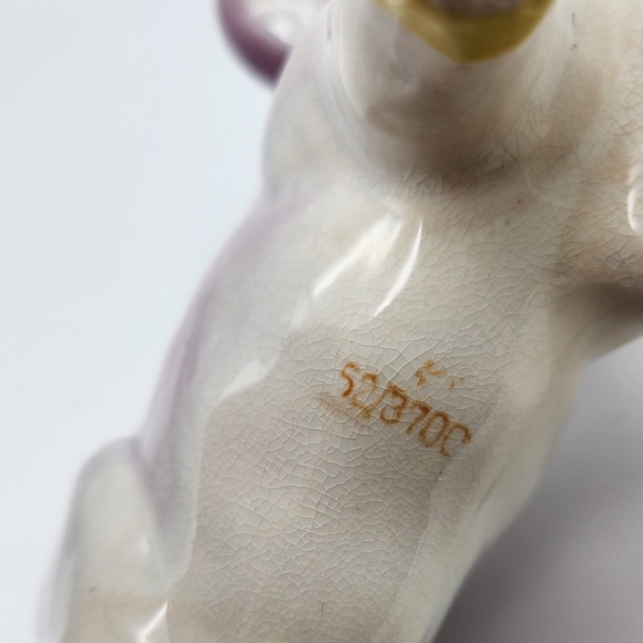 Vntg Numbered THAMES Japan Purple Cow Creamer Hand-Painted Ceramic Collectible - Picture 6 of 8